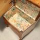 Ancient Baroque cabinet in walnut and cherry wood, Italy, 18th century.