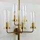 Hans-Agne Jakobsson Sonata Wall Light with 5 Arms, Mid-Century Style, Markaryd, 1960