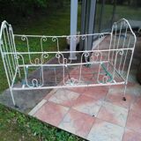 Old child bed wrought iron