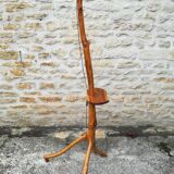 Wooden floor lamp