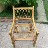 Rattan armchair