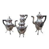Ancien service thé café style Ier Empire métal argenté