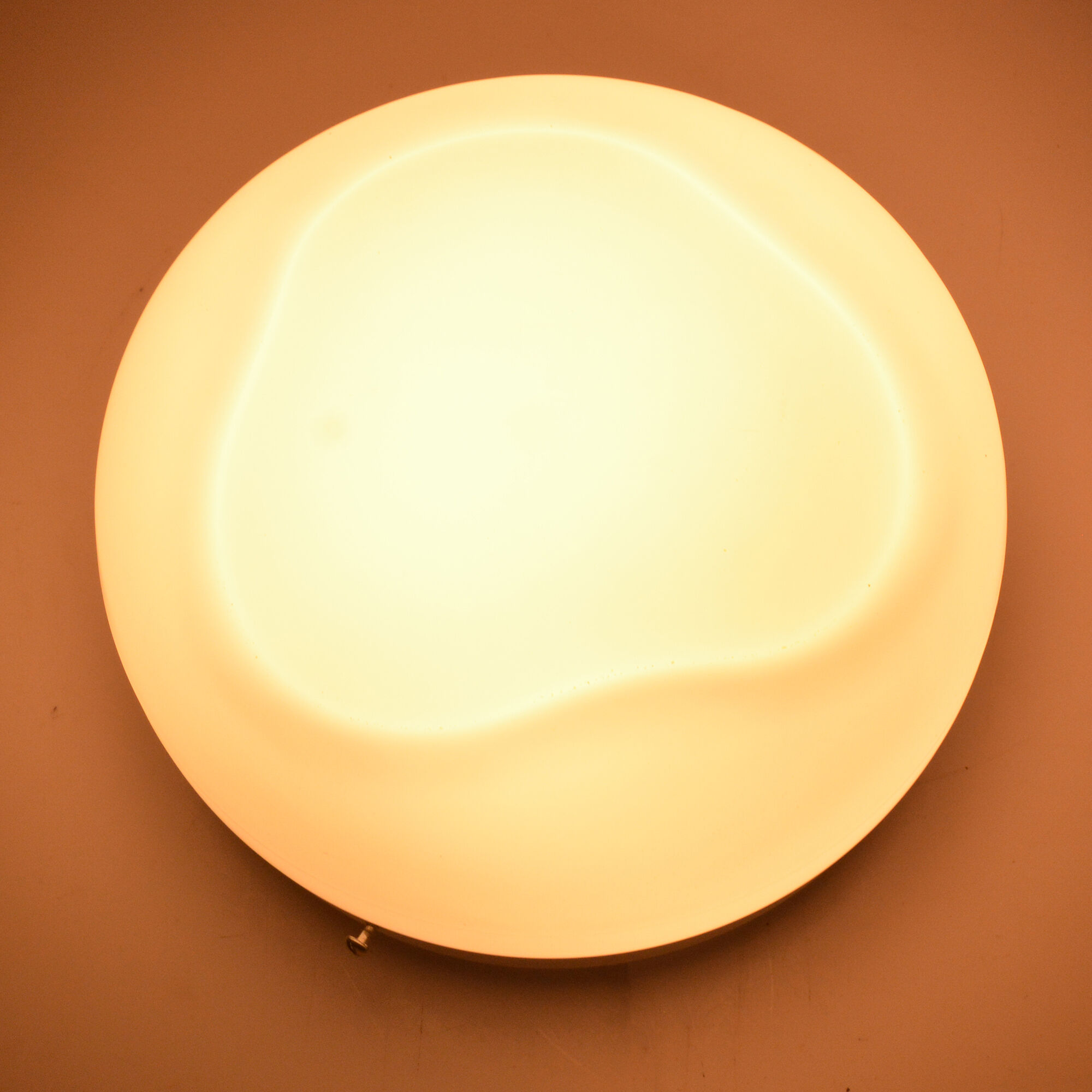 White ceiling light organic modern structural by Globo Lighting Germany 1980s
