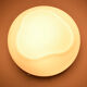 White ceiling light organic modern structural by Globo Lighting Germany 1980s