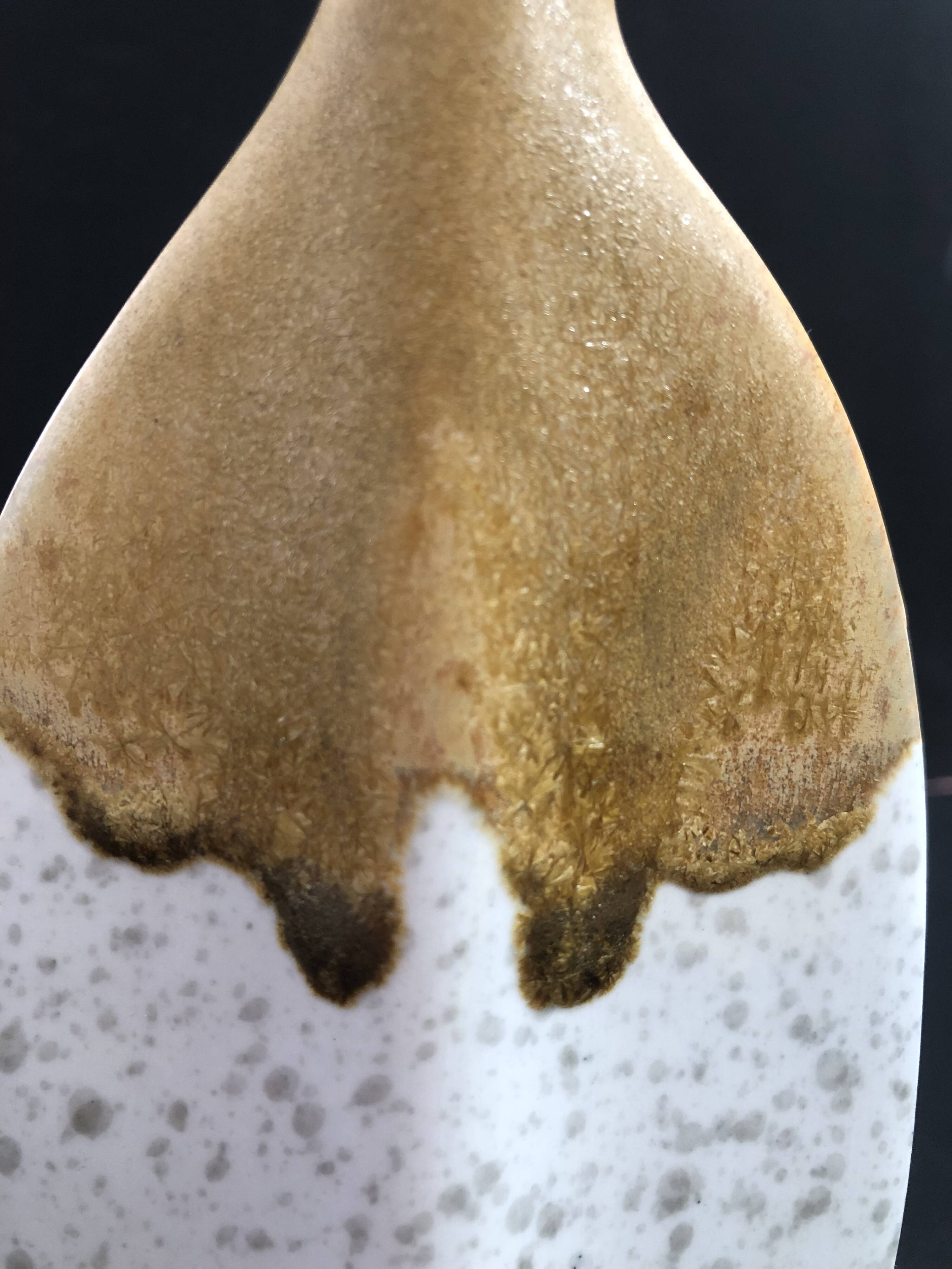 Modern sgrafo vase by Peter Müller, Germany