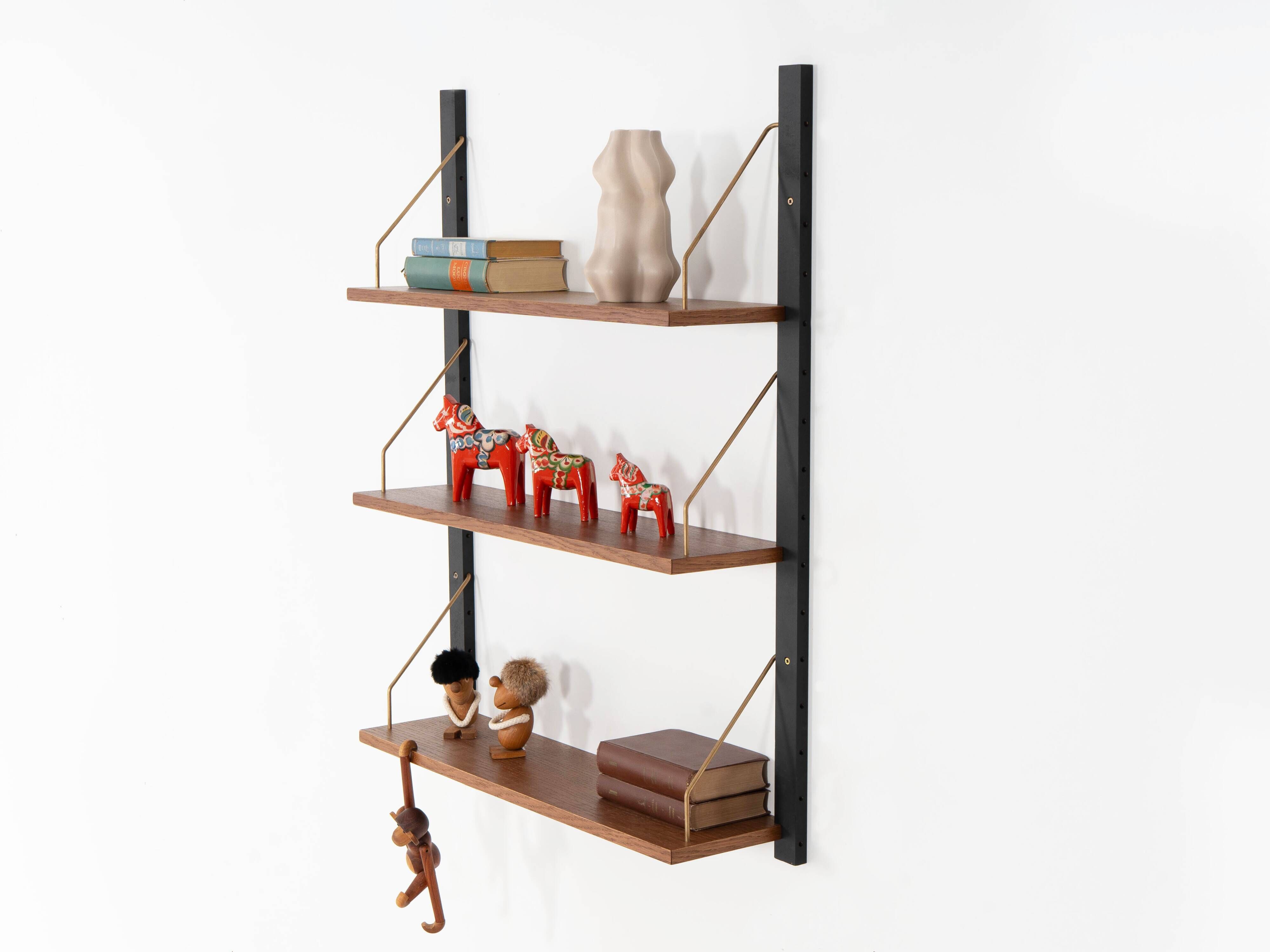 Oak modular shelving unit, Danish design, 1960s, made in Denmark