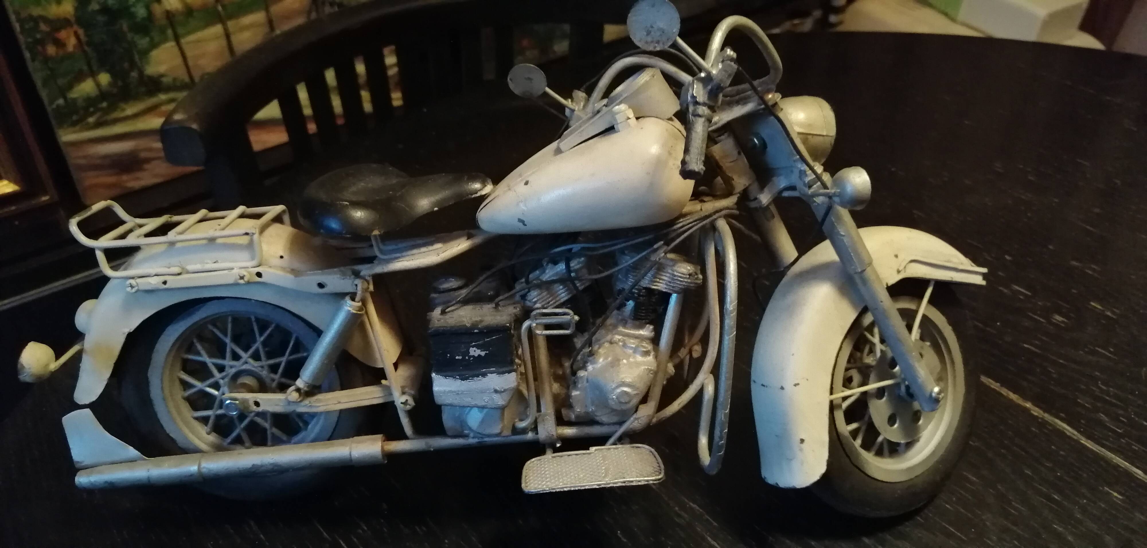 Metal vontage motorcycle