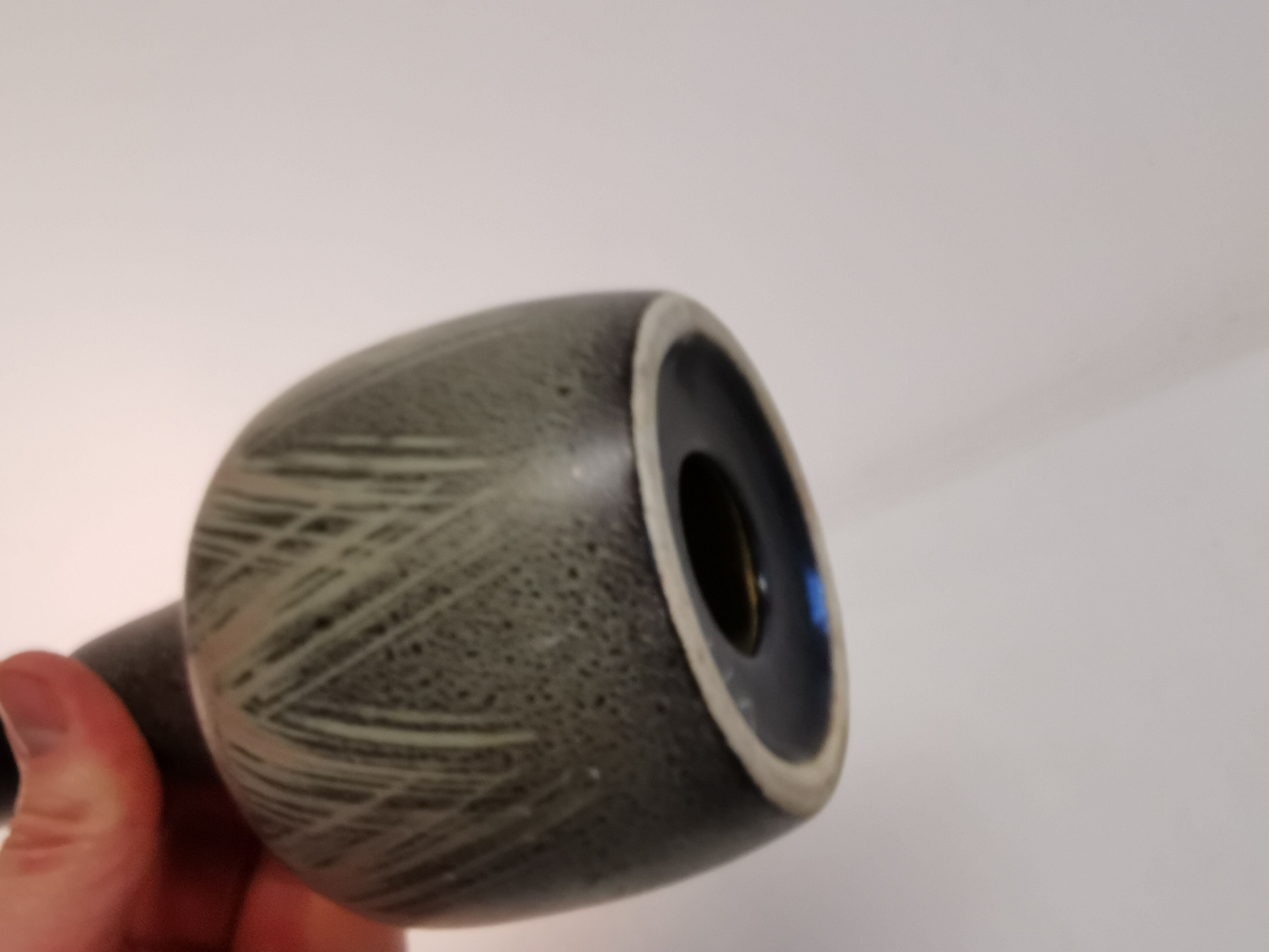 Ceramic table lamp, made by Danske Vitrika in the 1960-1970s