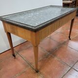 Louis XVI style cherry wood coffee table