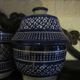 Lot 11 Moroccan pottery butter pot from the 1940s signed Serghini.