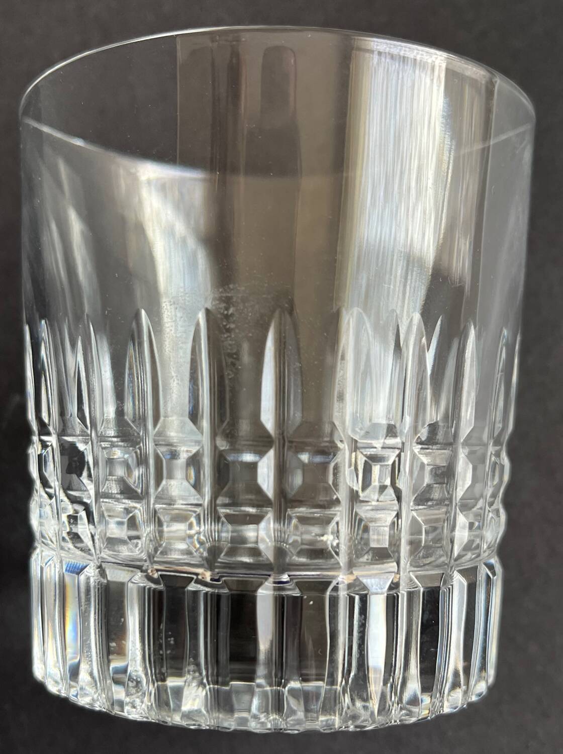 6 crystal whiskey glasses