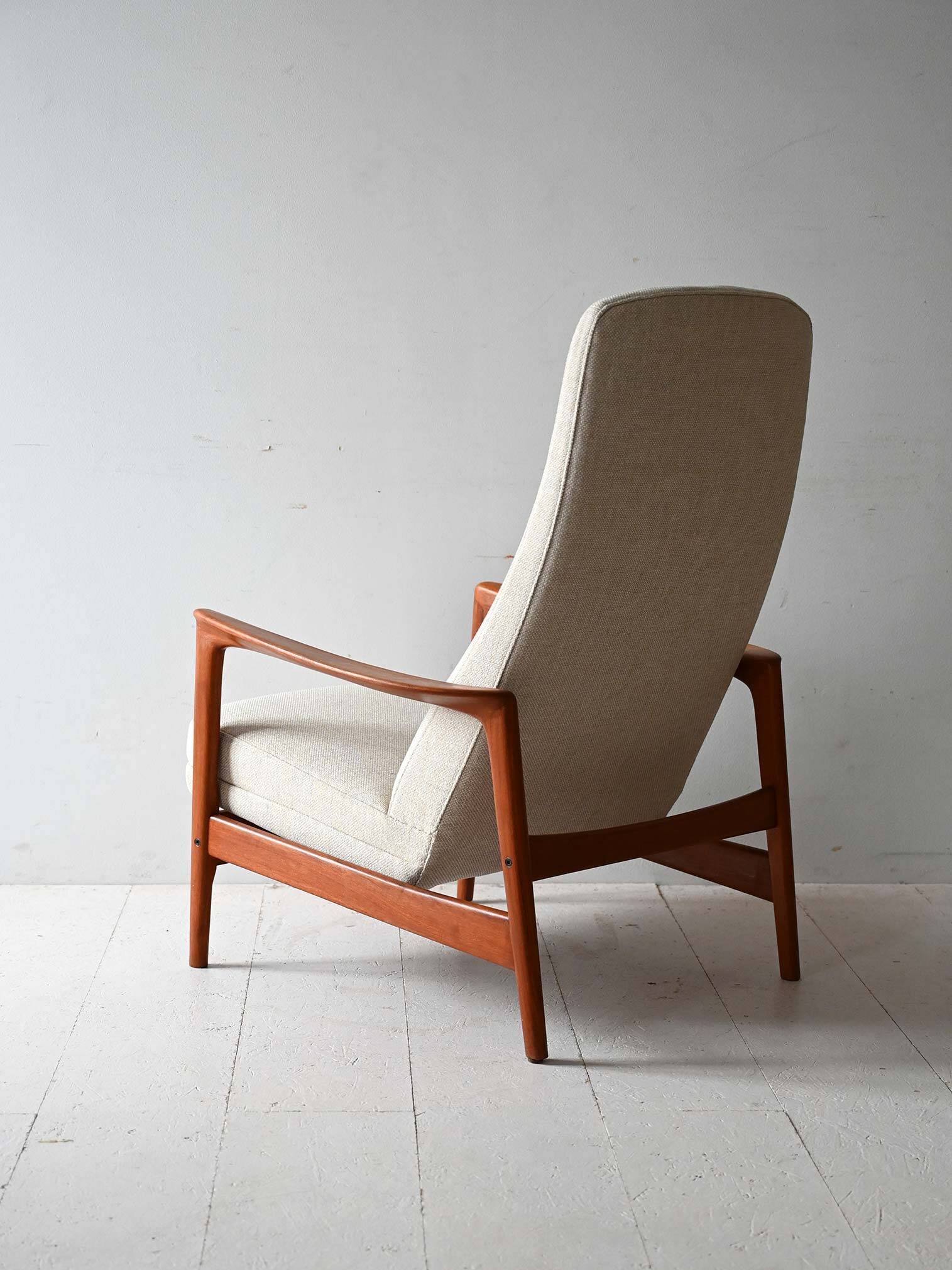 Scandinavian teak armchair by Alf Svensson for DUX