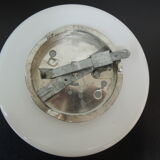 Round opaline ceiling light