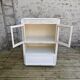 Patinated glass sideboard