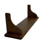 Vintage book shelf wall rack 1970s in wood  - minimalist design