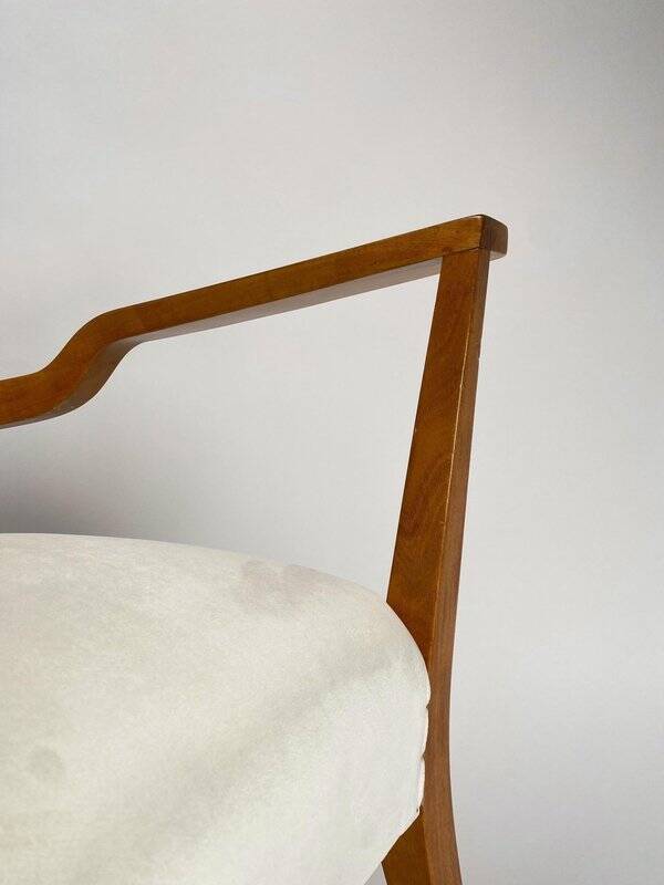 Mid-Century Organic Armchairs, Italy, 1950s, Set of 2