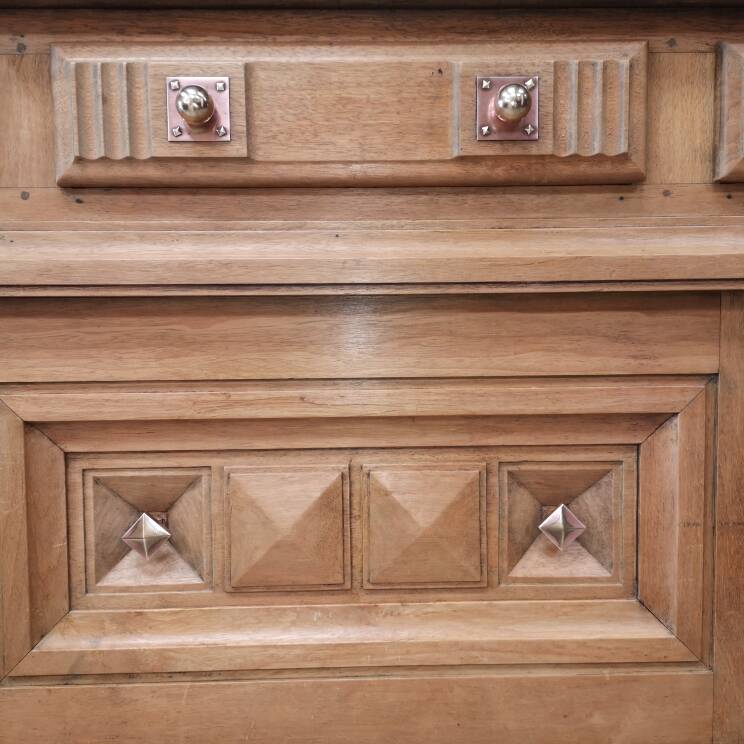 Sideboard buffet oak charles dudouyt art deco 1940