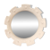 Contemporary French ceramic mirror, "Gioielli" by Renzo Maar.