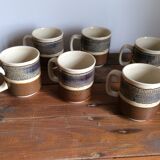 6 England mugs