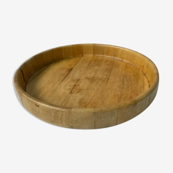 Round wooden top