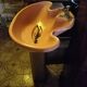 Glazed ceramic basin