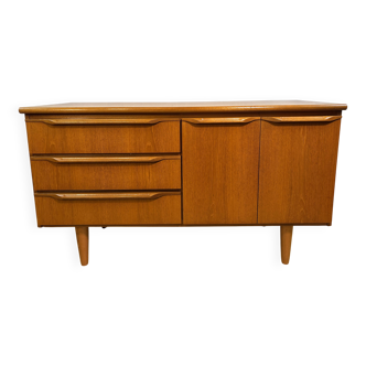 Mid-Century Retro Vintage Teak Sideboard by Sakol 1960  Danish Design Influ
