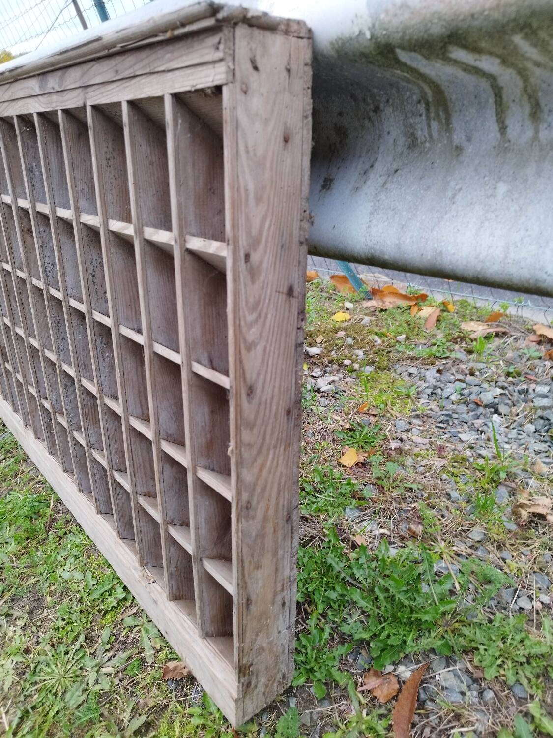 Large piece of professional furniture to hang or place with multiple storage compartments