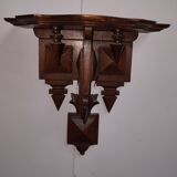 Small solid wood console