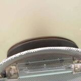 Vintage floor lamp by Artemide in glass, minimalist uplight from the 80s.