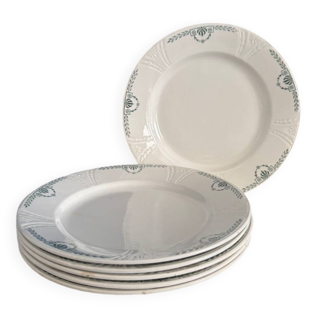 Service De Vaisselle Ancien – Porcelaine Arco, Motif Rustique & Conte De Fées (Lot)