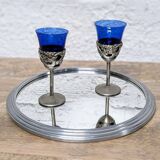 Chrome mirror tray