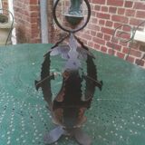 Wrought iron lamp