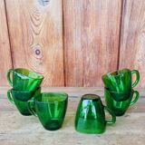 6 vintage Vereco coffee cups