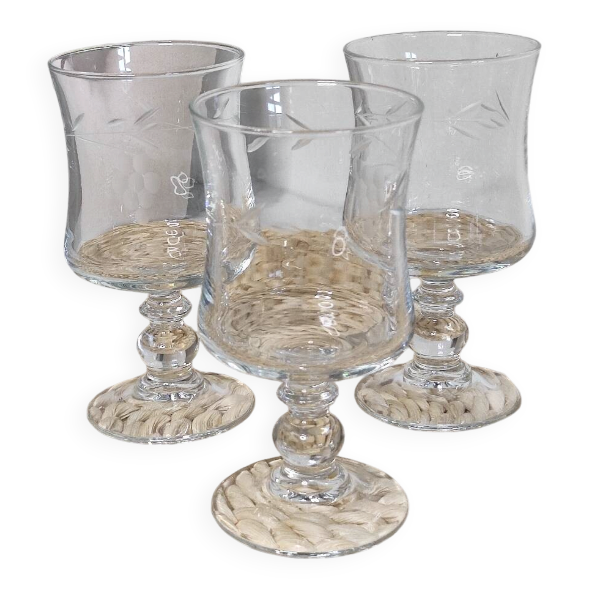 Small cut crystal glasses