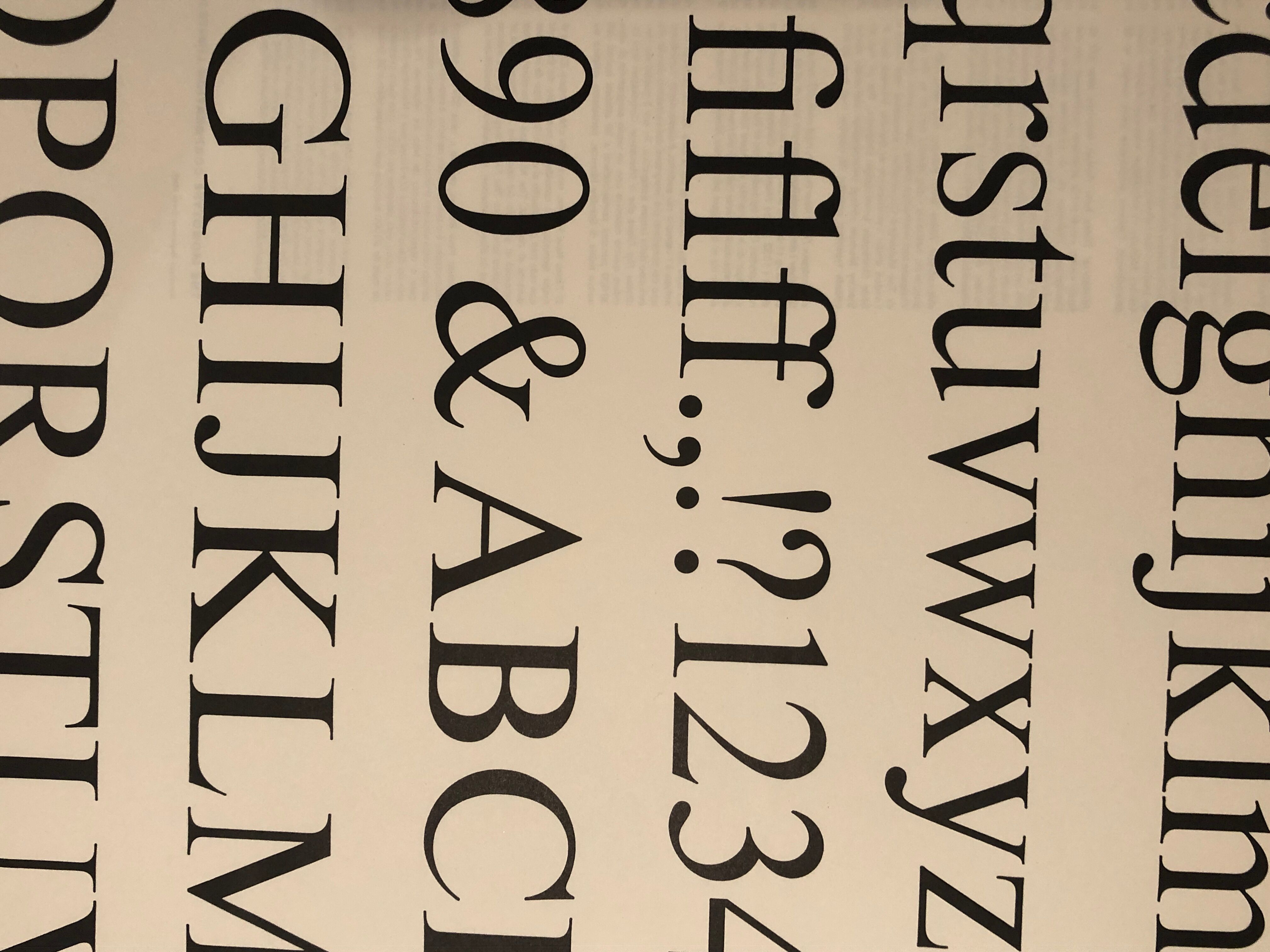 Poster collection typography