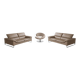 Roche Bobois leather living room set – 2 SCENARIO sofas + MOON armchair (2009)