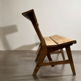 Paire de bancs en bois