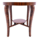 Round Art Deco coffee table, Poland, mid 20th century. after renovation.