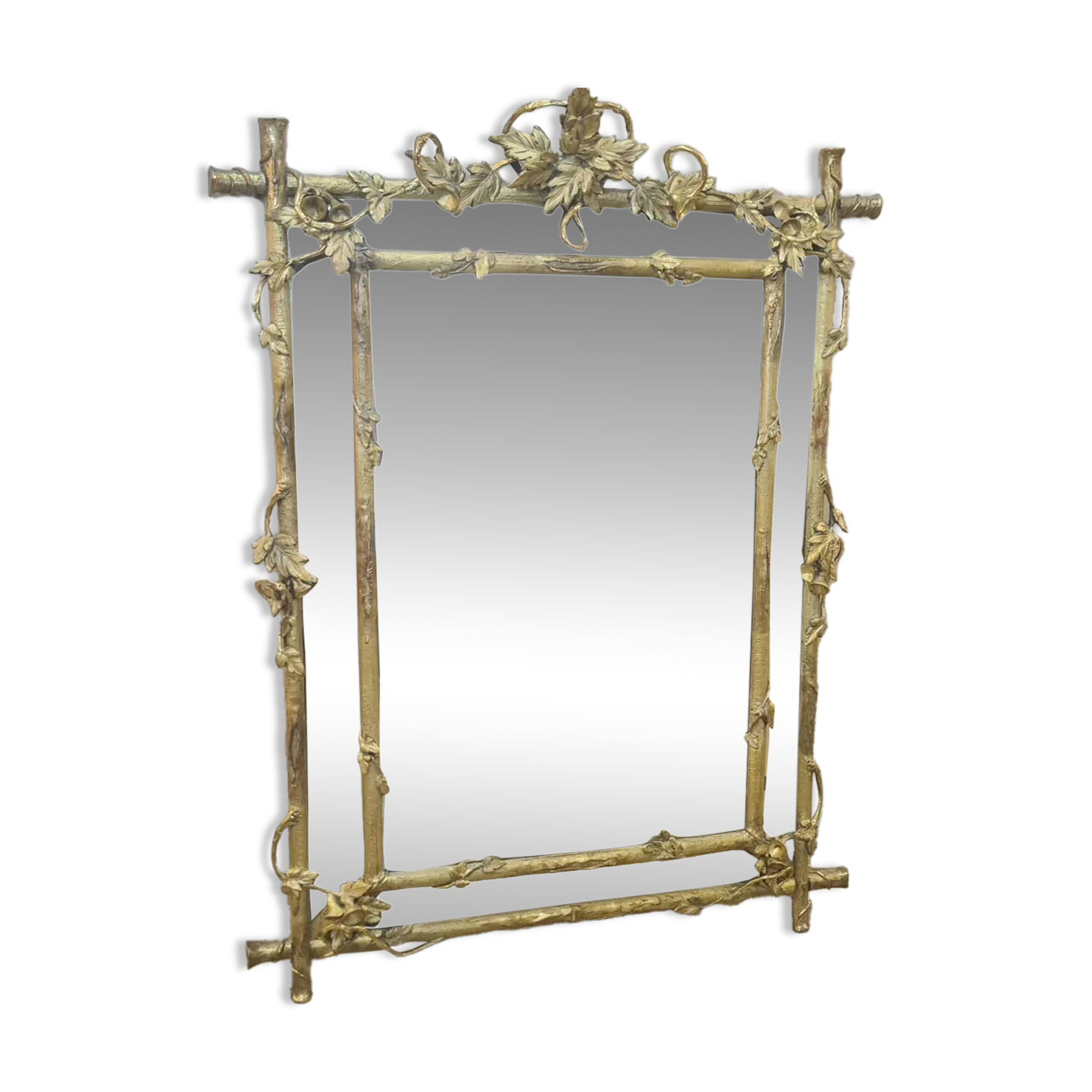 Napoleon III beaded mirror