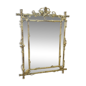 Napoleon III beaded mirror