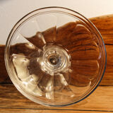 Moulded glass fruit cup