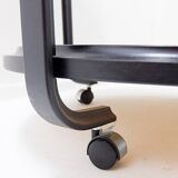 Mid-century blackened ash drinks cabinet - 20th century