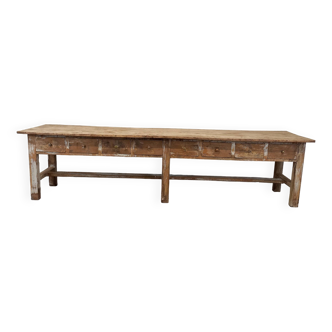 Établi, console à tiroirs 300 cm