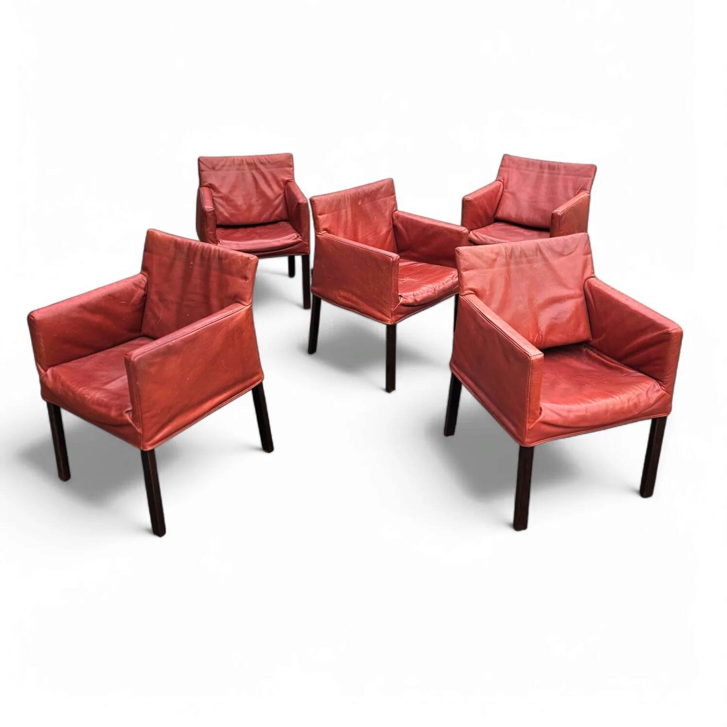 Set of 5 Gerard van den Berg 'Fellini' chairs for Label, 1990s