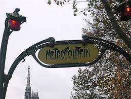 plaque emaillée metropolitan