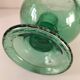 Mint green bubbled glass photophore – Biot glassware