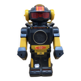 Yellow and blue space robot