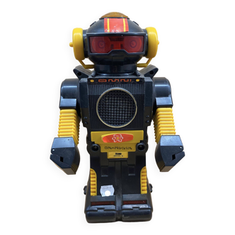 Yellow and blue space robot