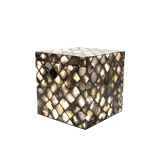 Mid-century mother-of-pearl flakes ice bucket, Italy 1950s