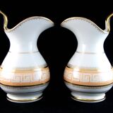 Paire d'aiguières en porcelaine de style Antique par Carl THIELSCH, ALTWASSER, c. 1860